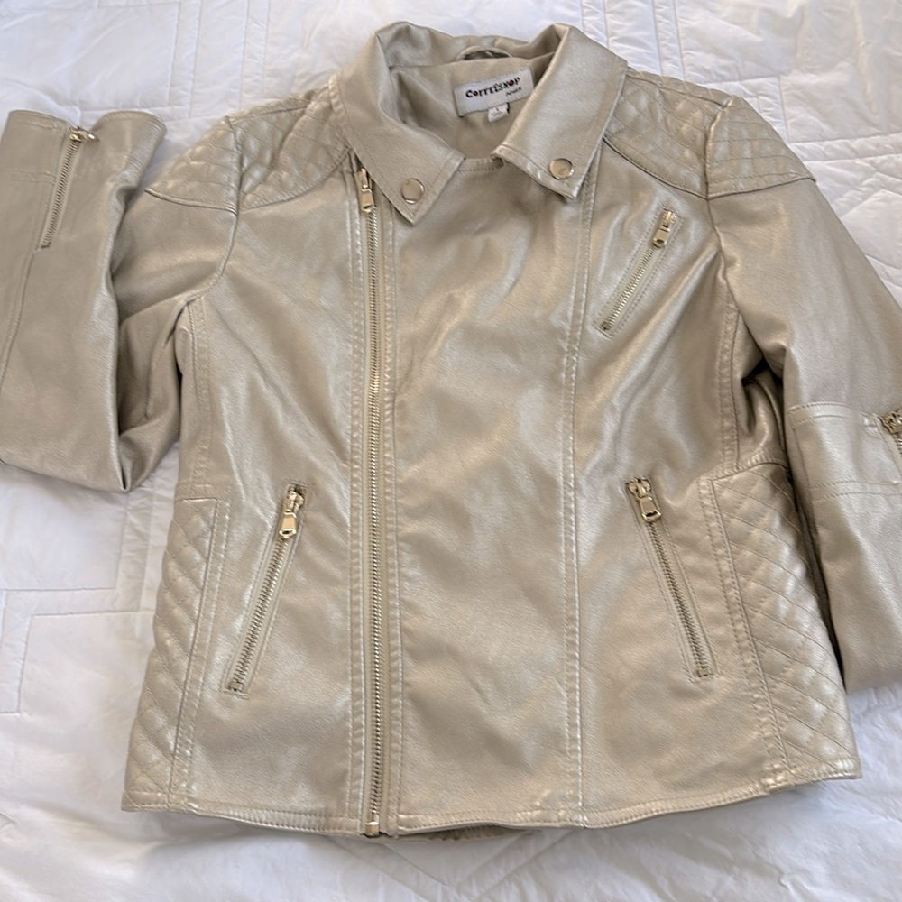 Kids White Gold Jacket (L)